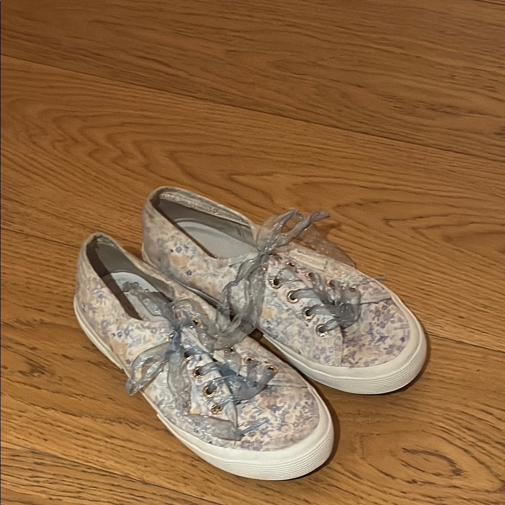 Superga for love shack fancy tennis shoes- brand new